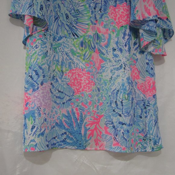 Lilly Pulitzer S Delancey Dress Sink Or Swim - Picture 4 of 8